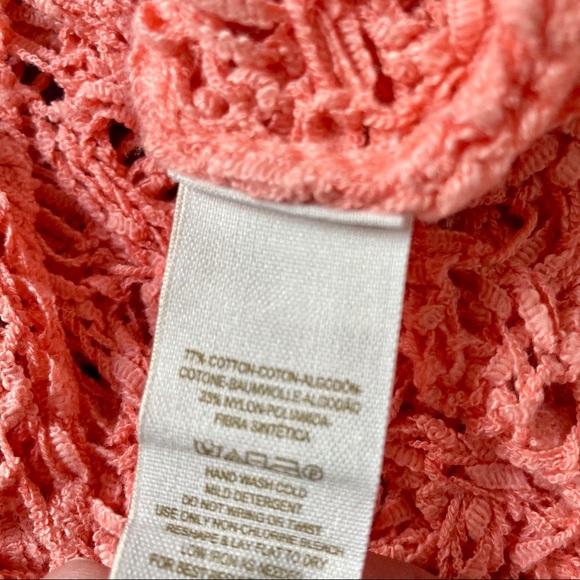 Free People Coral Crochet Chunky Knit Pullover, XS - Picture 8 of 10